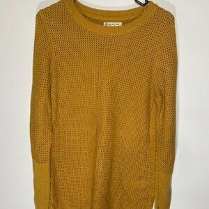 Dakini Side Zipper Yellow Sweater